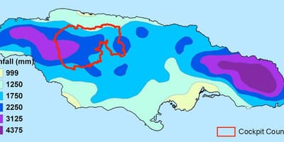 Карта Јамајке клима