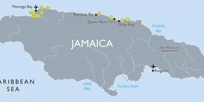 Мапа аеродрома Јамајке
