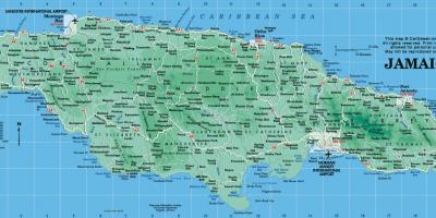 Карта ранавей-баи Јамајка